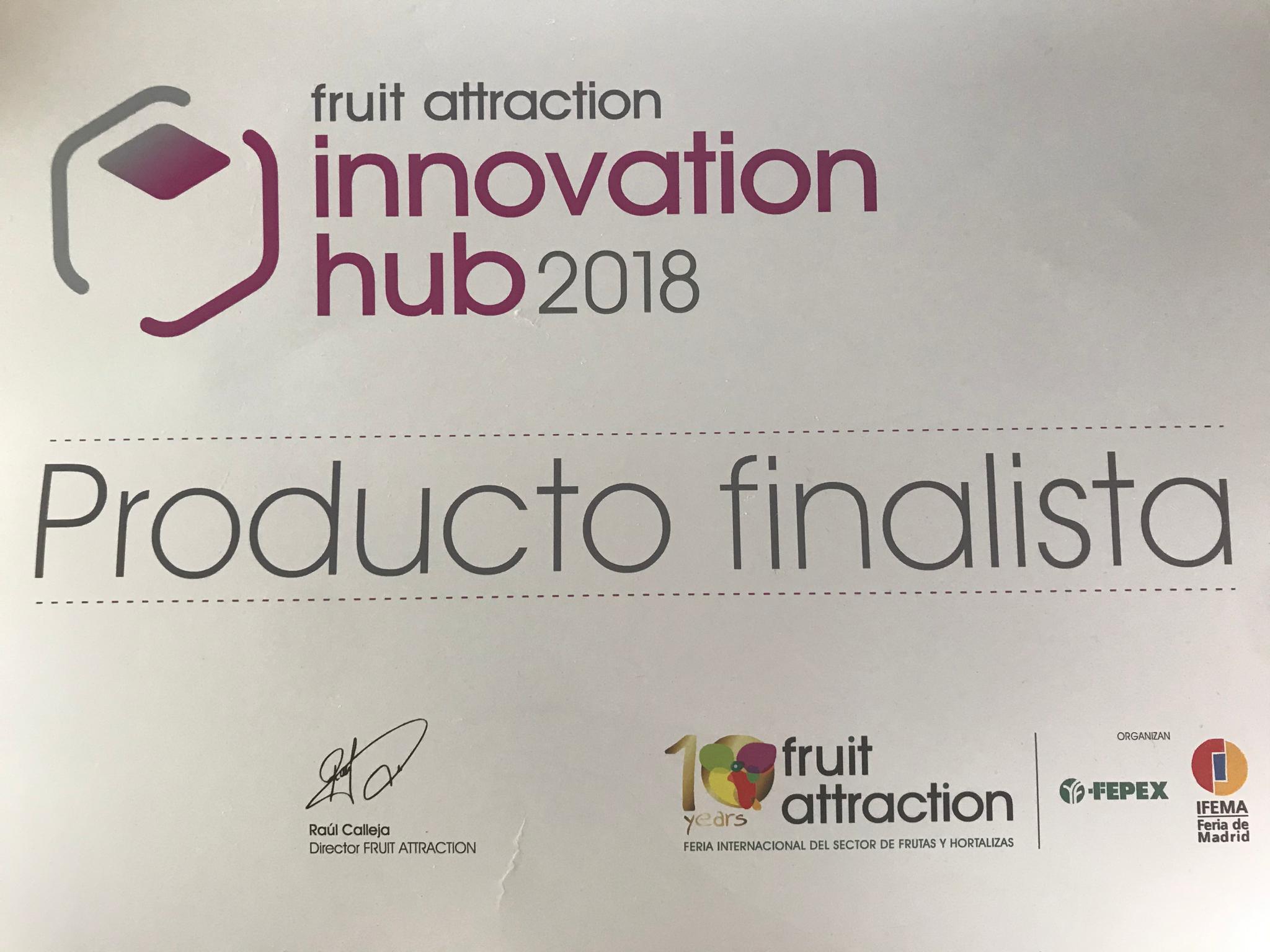 FuturCrop, producto finalista Innovation hub2018 en Fruit Attraction