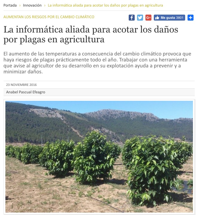 La informática aliada para acotar los daños por plagas en agricultura.